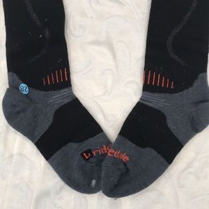 NEW! Merino WOOL blend Snow sport Bridgedale kids socks. size: XS long for boots